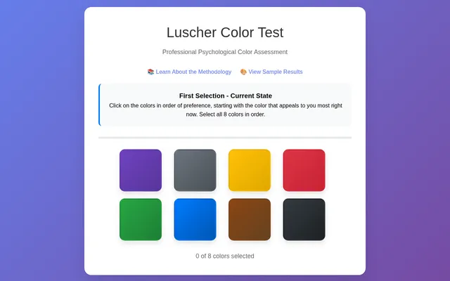 Lüscher Color Test