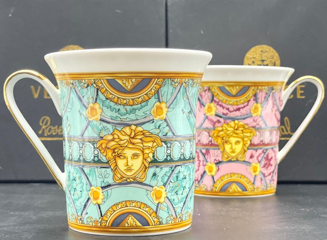 Versace mug blue or pink - Image 3 of 4