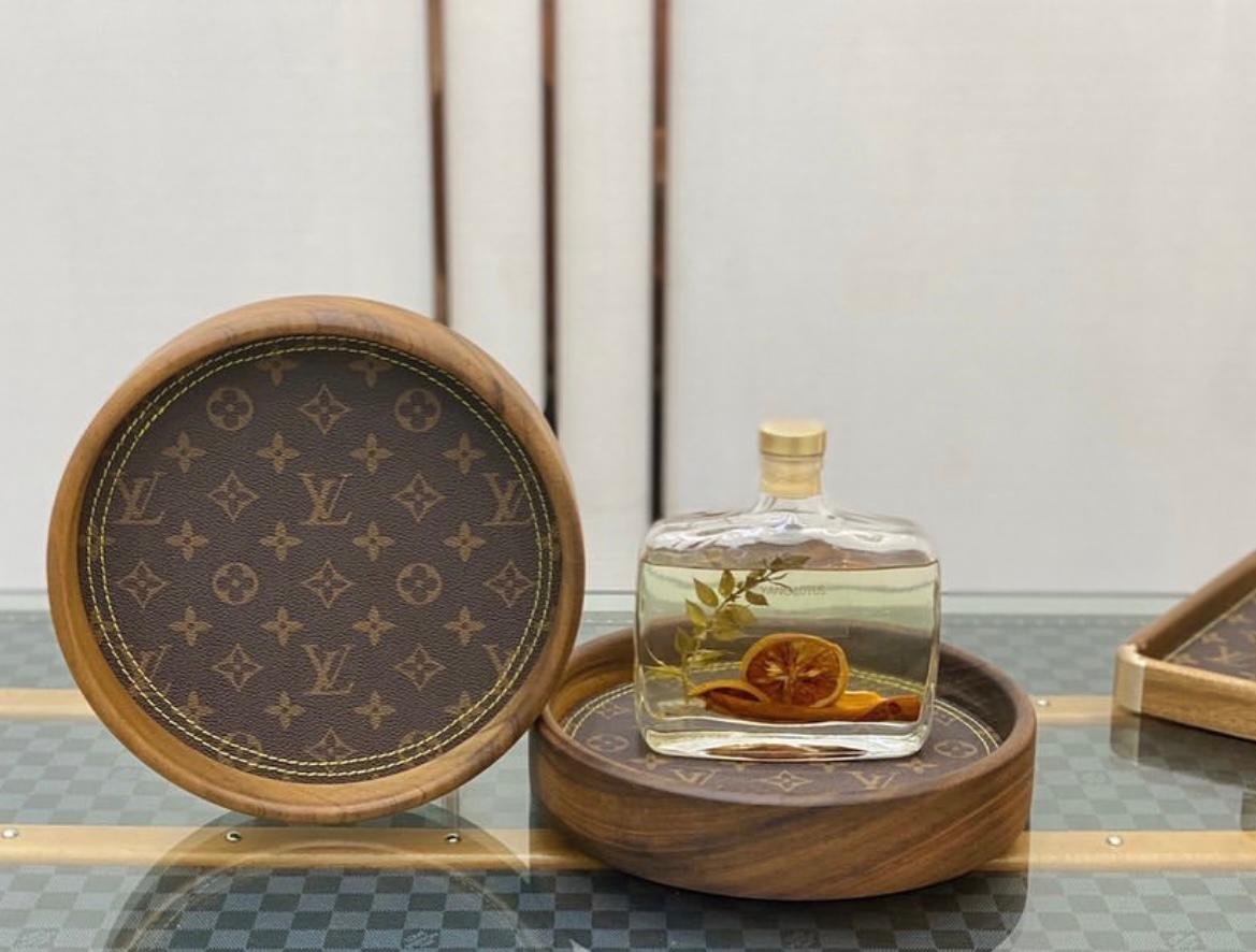 LV round small trinket tray from Louis Vuitton  - Louis Vuitton ashtray | Buy Online in UAE