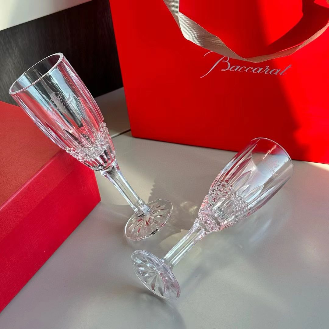 Set of two Baccarat long cristals glasses - BACCARAT Cups | Buy Online in UAE