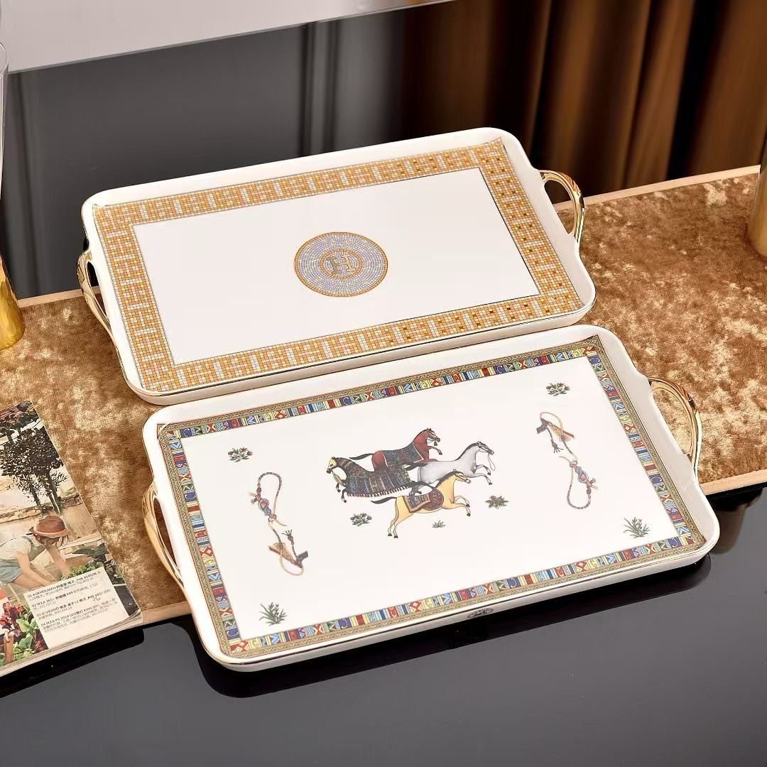 Hermes Tray with two models - Hermes Tray | Buy Online in UAE