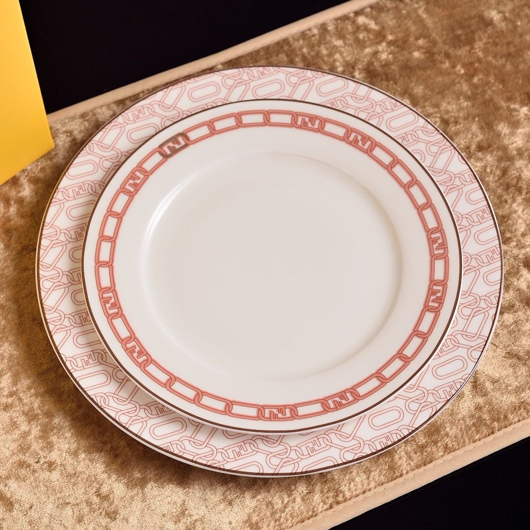 Fendi plates set of two - Fendi Plates | Buy Online in UAE