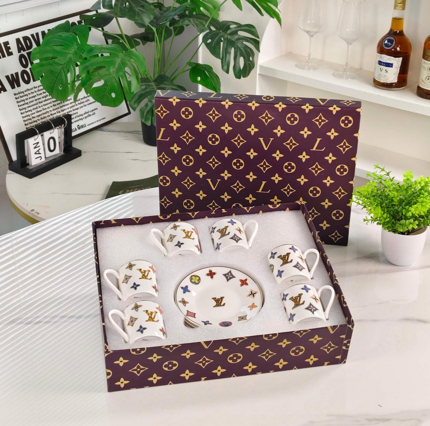 New Product #839 - Louis Vuitton Turkish Coffee Cups | Aleppo Gift UAE