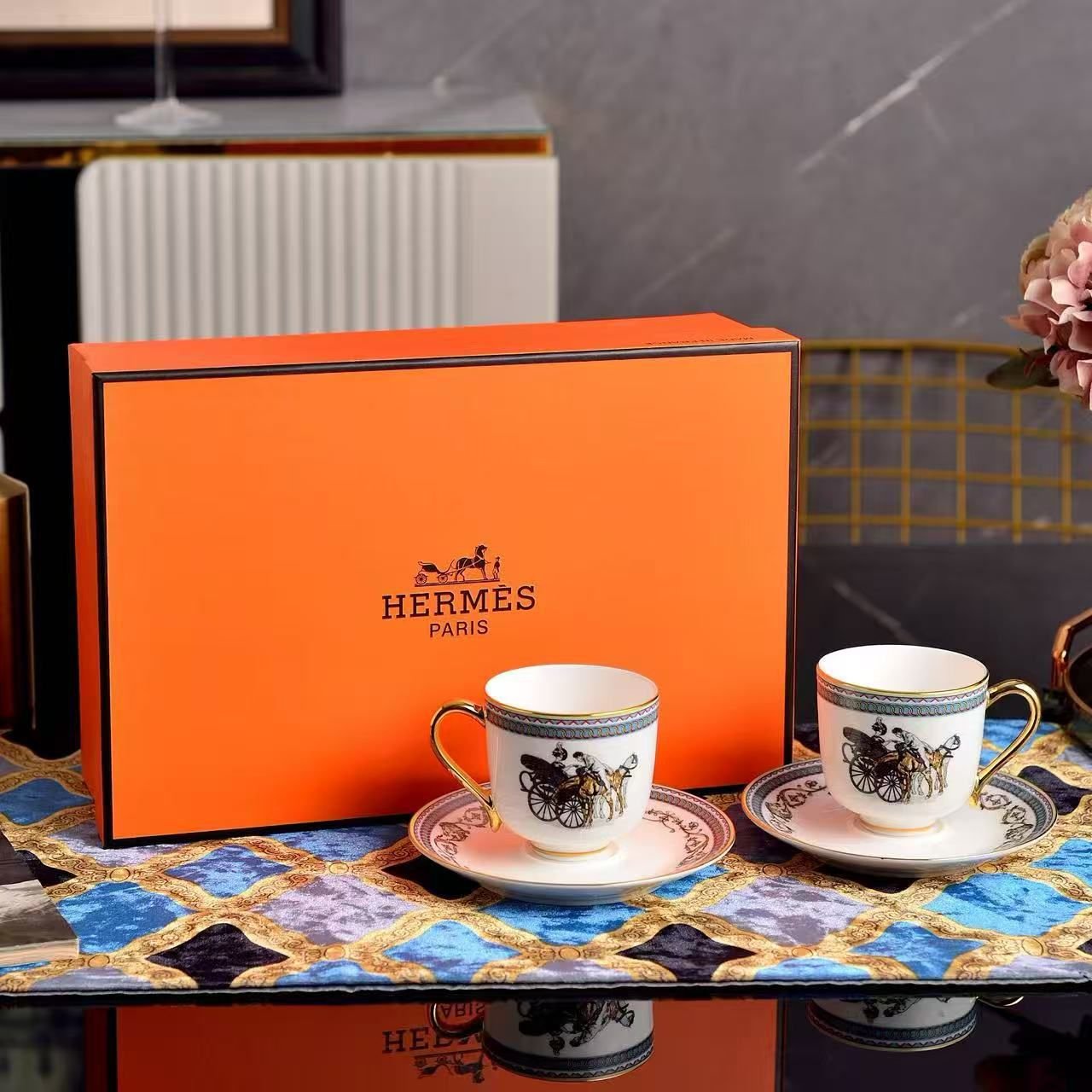 New Product #896 - Hermes Cups | Aleppo Gift UAE