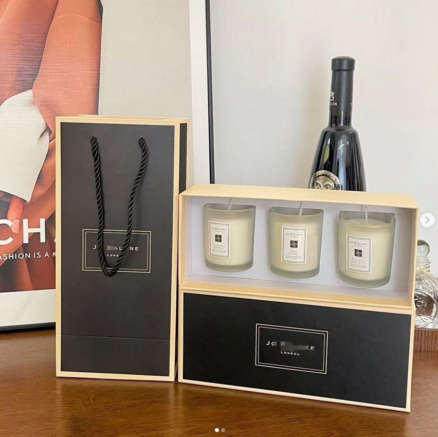 Jo Malone London miniature candle gift set featuring three distinct scents - Other Brand Candles | Buy Online in UAE