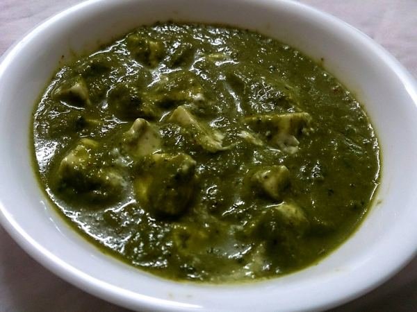 Palak Paneer (with cheese)